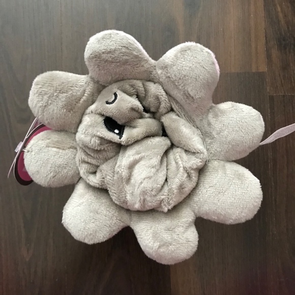 TeeTurtle Love + Hate Reversible Octopus Plushie Fidget Toy Pink Grey - Picture 3 of 7